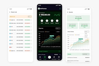 develop personal finance management app, budget tracker app, expense manager app