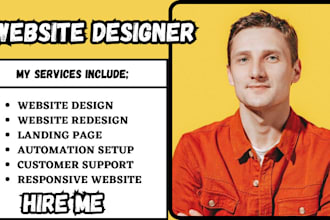 design responsive readymag website, typedream or versoly, yola website design