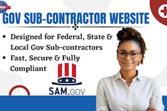 design government contract website on sam gov and local vendor portal