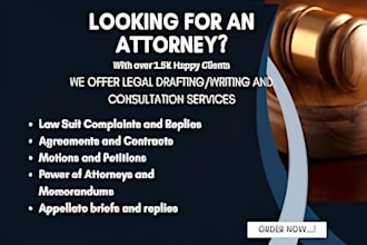 be your lawyer and provide you the best legal advice in US