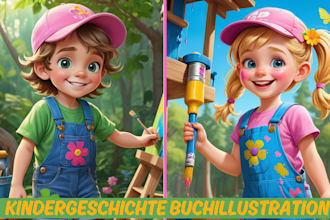 illustrieren kinder geschichte buch illustration kinder buch geschichte buch