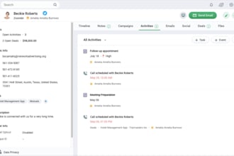integrate zoho bigin with zoho books mail and other essential business apps