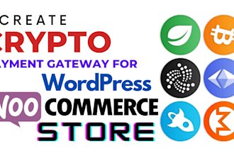 setup and integrate crypto payment gateways into your website