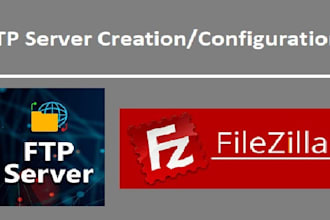 create or configure ftp or sftp server using filezilla