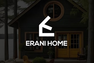 do construction, company, property, real estate and realtor logo design