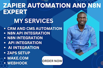 setup zapier make com integromat n8n webhooks openai automation and integration