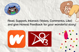 read, interact, give honest critique for your story