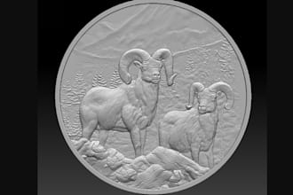 3d bas relief 3d cnc design coin model medallion 3d miniature 3d pendants