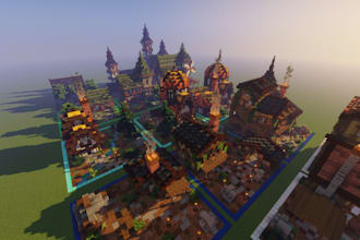 build an amazing minecraft structure or map