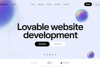 bubble io mvp saas marketplace website develop ai lovable bolt new made make com