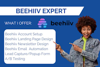 do beehiiv marketing beehiiv email newsletter design beehiiv landing page