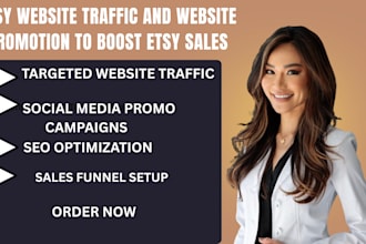 do etsy website traffic, website promotion to boost etsy sales