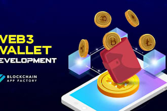 develop your web3 dapp, crypto wallet app,  presale website, crypto web app
