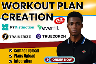 setup and upload workout plans on everfit trainerize ptdistinction truecoach