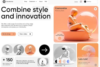 create a website with 3d design, 3d web experience with threejs reactjs, webgl