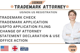 do US trademark registration attorney, patent check, amazon brand at uspto