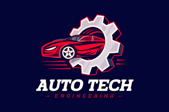 do luxury auto detailing, car wash, automotive, car racing and car logo design