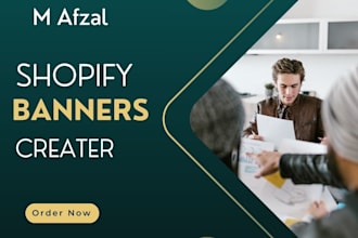 design a professional shopify banner for your artist profile