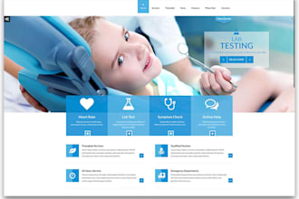 design dental, home care website, medical healthcare, home assistance website