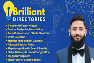 make a clean functional brilliant directory website