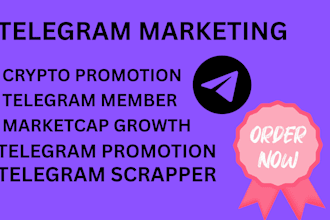 do token promotion, crypto telegram subscribers, grow telegram channel