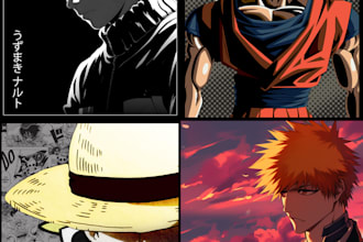 create custom anime posters and wallpapers