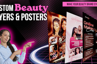 design beauty spa and salon flyer for your business
