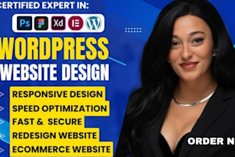 design, redesign, build, rebuild, clone, edit, fix or revamp wordpress website