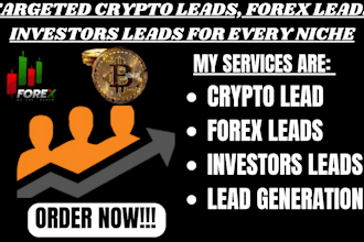 do hot forex leads investor leads crypto leads mlm leads solar leads