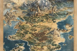 do cartography dnd fantasy world map game, rpg campaign