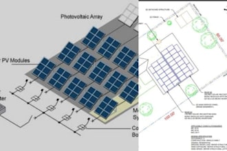 design solar pv systems with pvsyst and 2d and 3d drawings