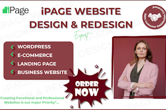 do ipage website design, cargo site, stan store, wordpress website, ecwid store