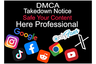 removel expert in google and social platforms under dmca