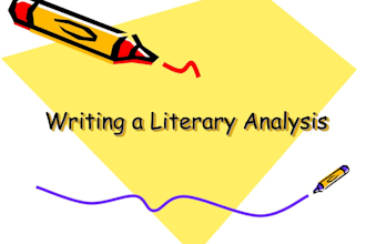 do literary analysis and articles of english literature