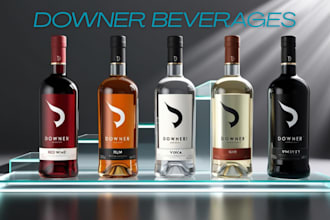 design wine label gin label vodka label design rum label design
