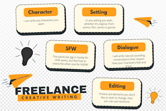 write an original story or fanfic with any characters