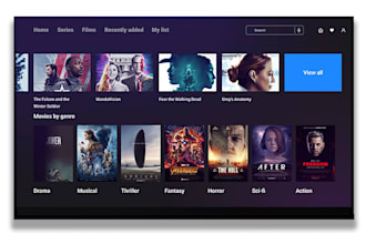develop custom iptv app ,vod app for android , ios  firestick and smart tv
