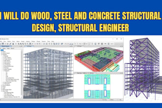do wood, steel and concrete structural design, structural engineer