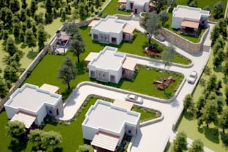 draw site plan, master planning, plot map for city permit