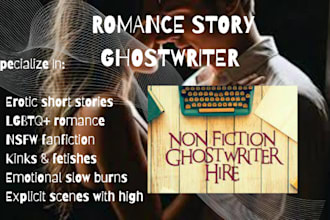 be romance story ghostwriter nsfw fanfiction erotic kinky erotica bdsm gay story