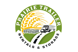 design inspirational classic prairie trailer logo