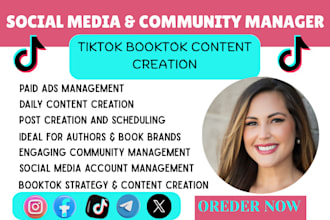 grow booktok presence with strategic tiktok content and community management