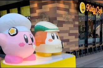 make your reservation at pokemon cafe or kirby cafe