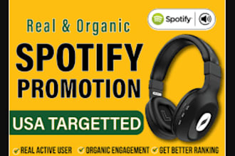 do spotify music promotion to US, UK, germany spotify music listeners, ads