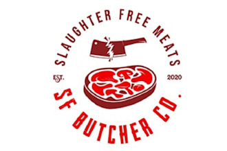 design greatest slaughter free meat company logo