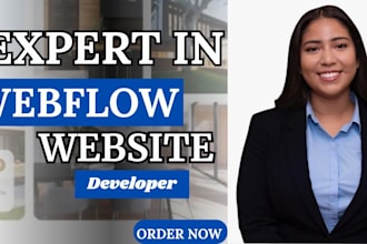 be your webflow expert, design or develop webflow, convert figma or landing page
