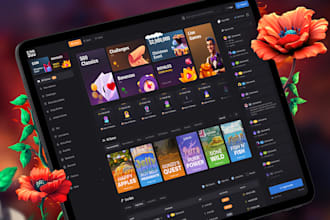 do game ui ux design in figma