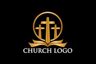 be create modern ministry religious christian or church logo design for you
