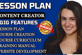 create lesson plan online coursecontent training manual worksheet course outline