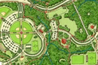 architectural site plan, master plan design, do  architecture design rendering